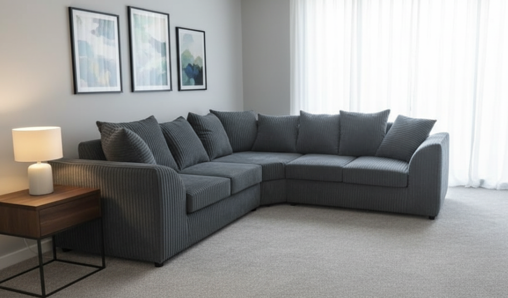Jumbo Cord Corner Sofa – Ultimate Comfort & Style for Modern UK Homes