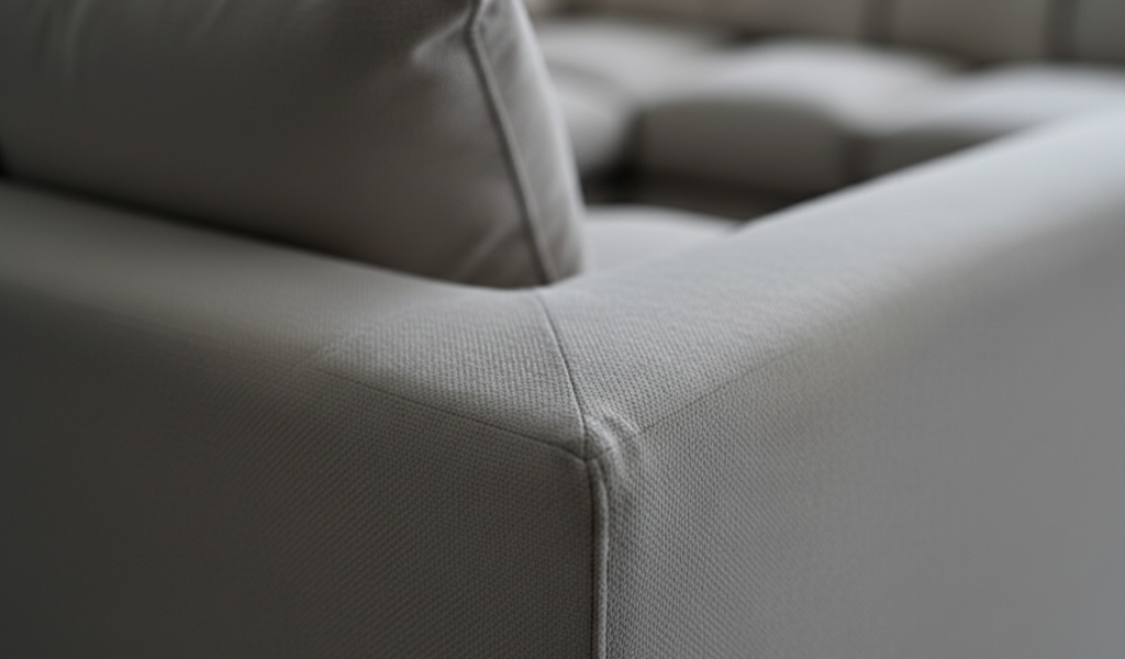 Dylon 5 Seater Corner Sofa – Grey Fabric Corner Couch for Modern Family Living