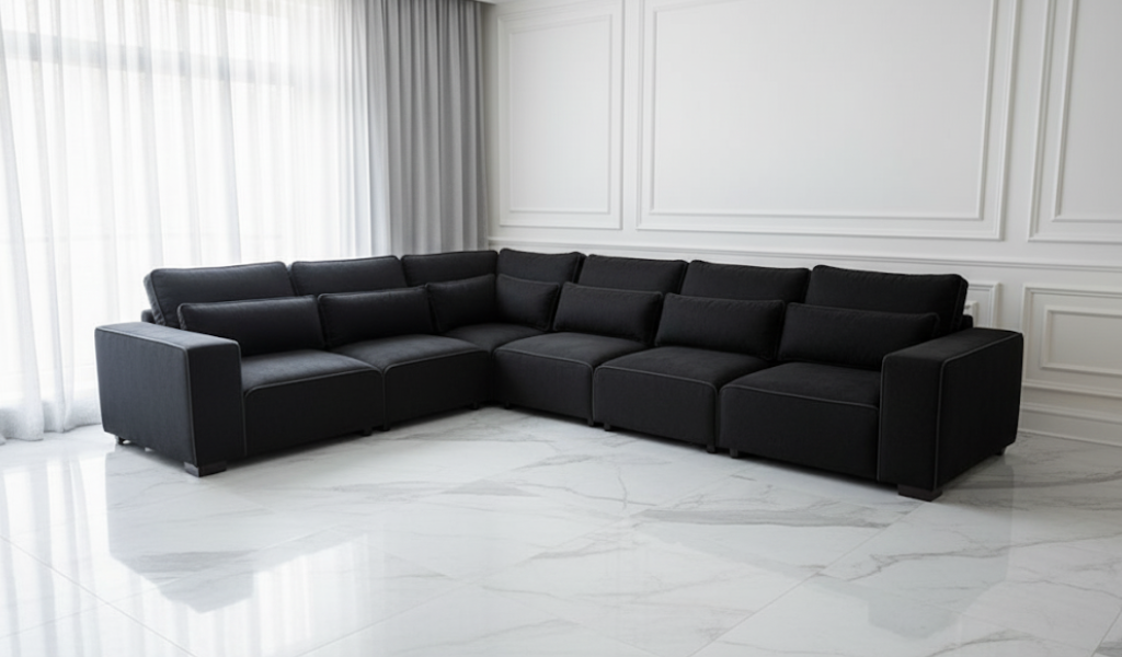 Sloane 7 Seater Sofa – Luxury Large Family Sofa for Modern Living Rooms