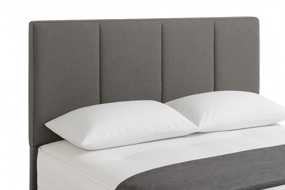 Grey Divan Bed with Mattress UK – Upholstered Headboard & Storage Options