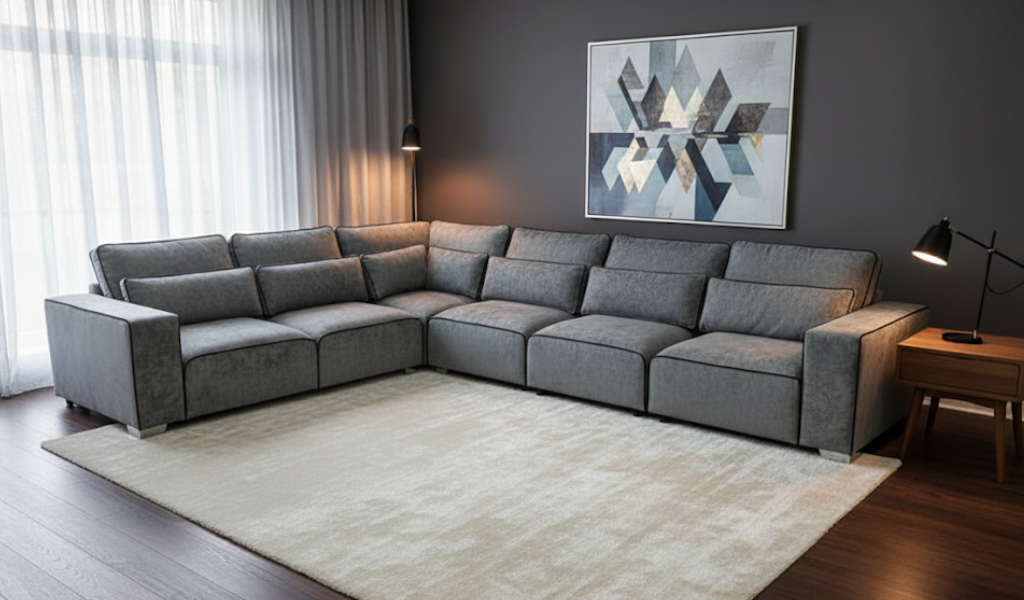 Sloane 7 Seater Sofa – Luxury Large Family Sofa for Modern Living Rooms