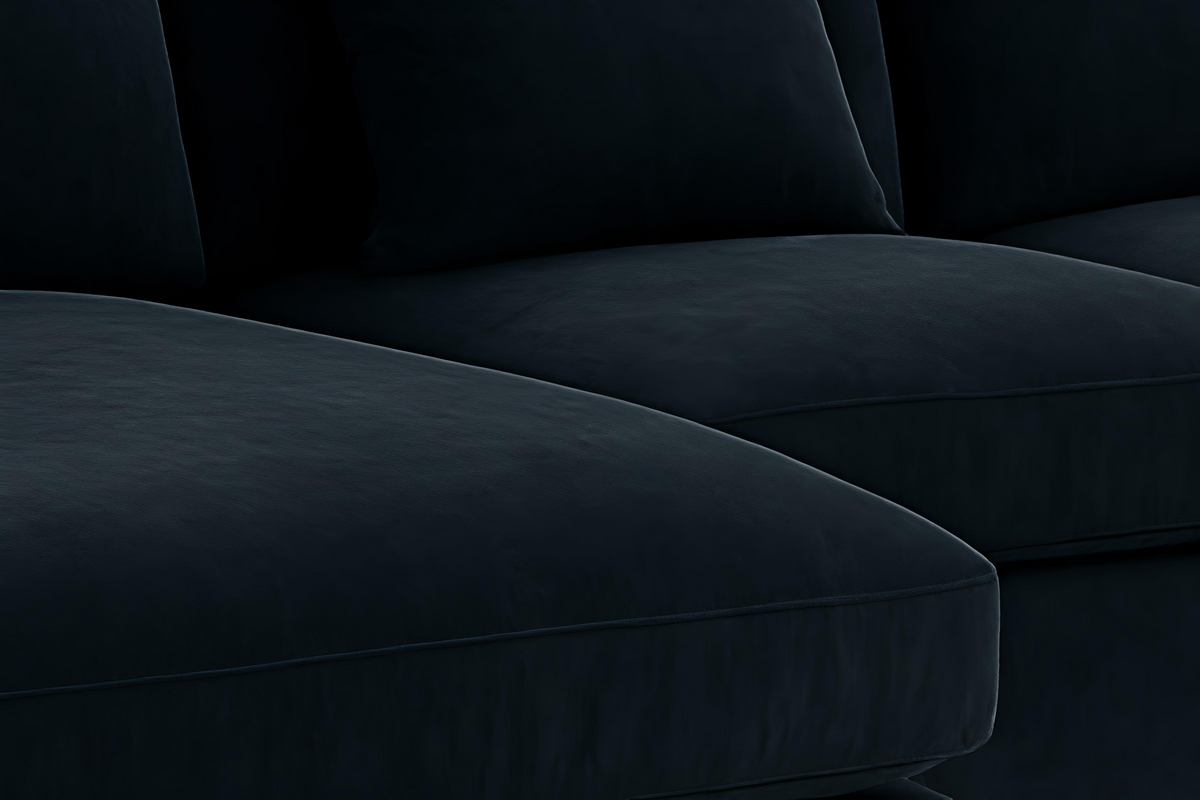 Luxury U Shape Velvet Sofa UK – Bishop Large Corner Sofa