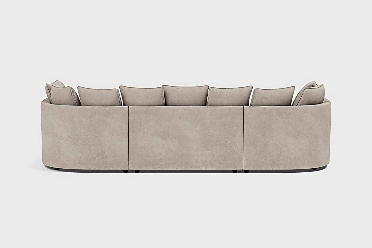 Luxury Sand U Shape Sofa UK – Bishop Large Corner Sofa for Modern Living Rooms