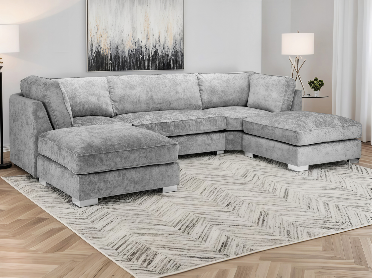 Platinum U Shape Sofa UK β Bishop Alaska Fullback Corner Sofa with Deep Seating & Luxury Comfort