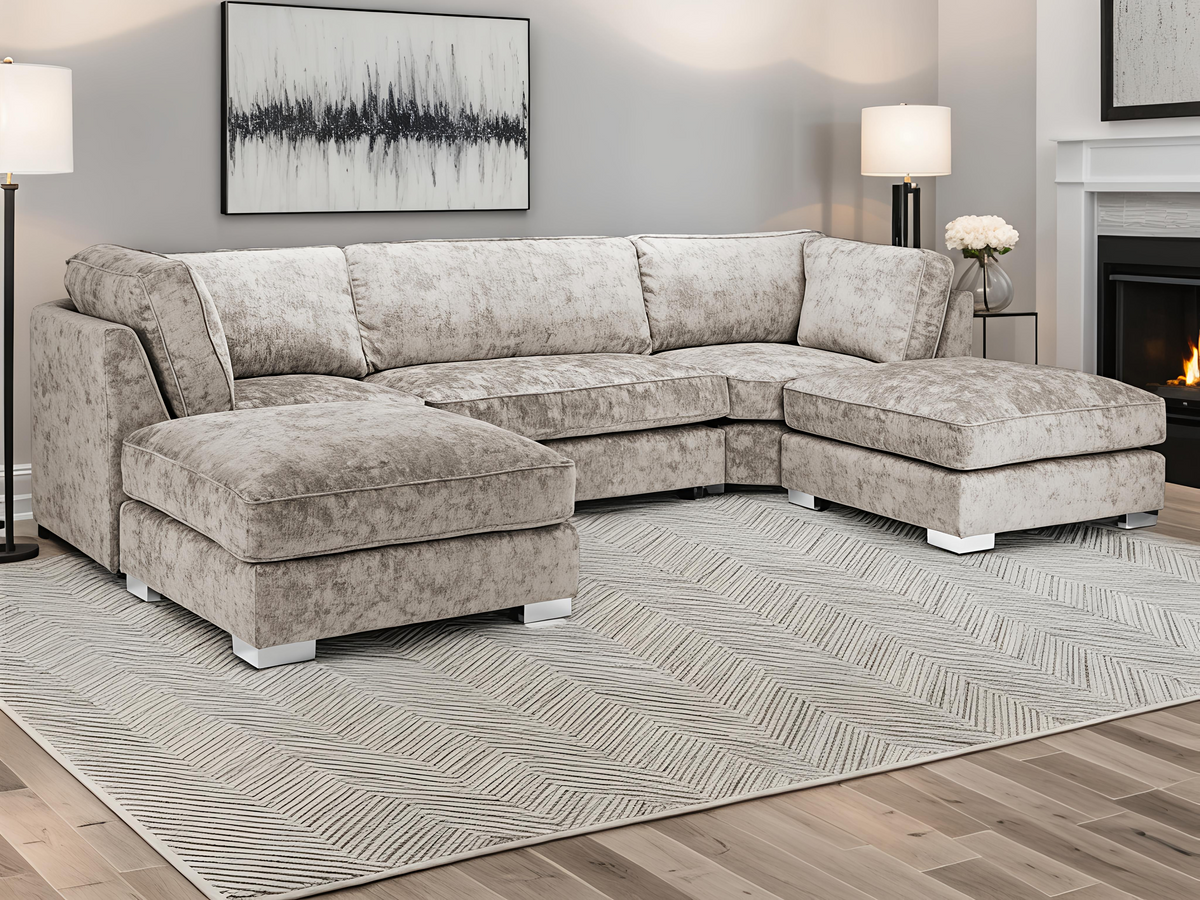 Truffle U Shape Sofa UK β Bishop Fullback Luxury Corner Sofa for Modern Family Living