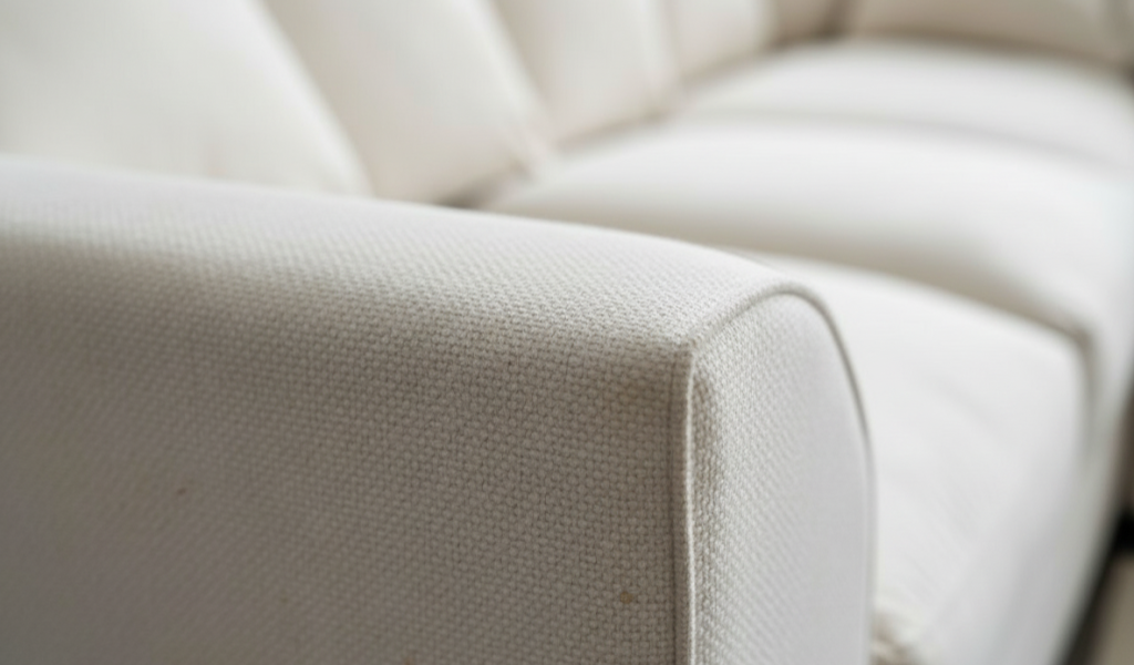 Dylon 5 Seater Corner Sofa – Cream Fabric Corner Couch for Modern Living Rooms