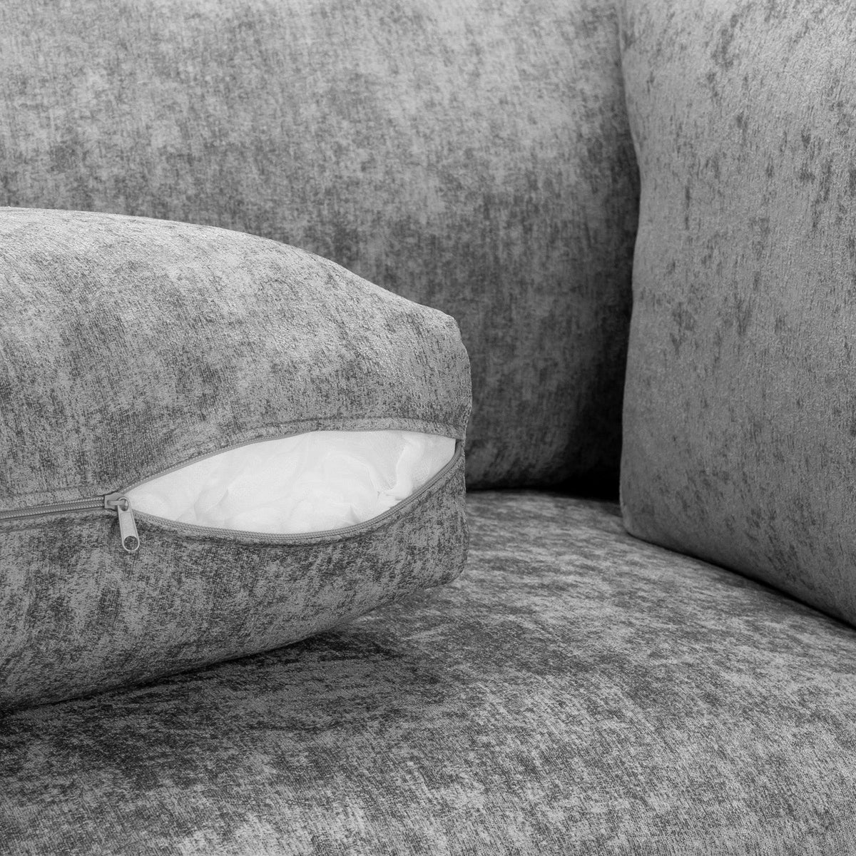 Bishop Platinum U-Shape Corner Sofa UK – Luxury Scatterback Fabric Sofa for Modern Living Rooms