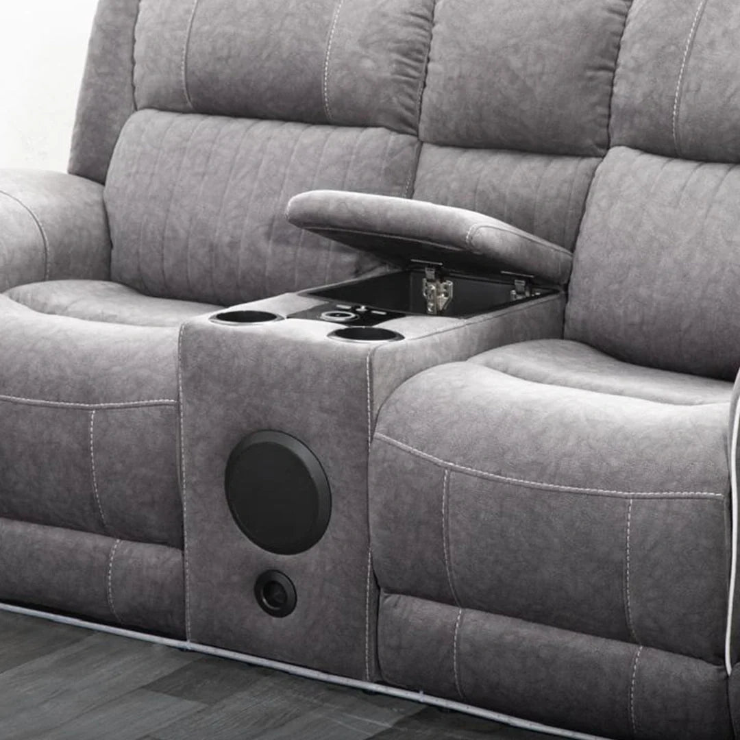 Hannah Electric Recliner 3+2 Sofa Micro Fibre Fabric