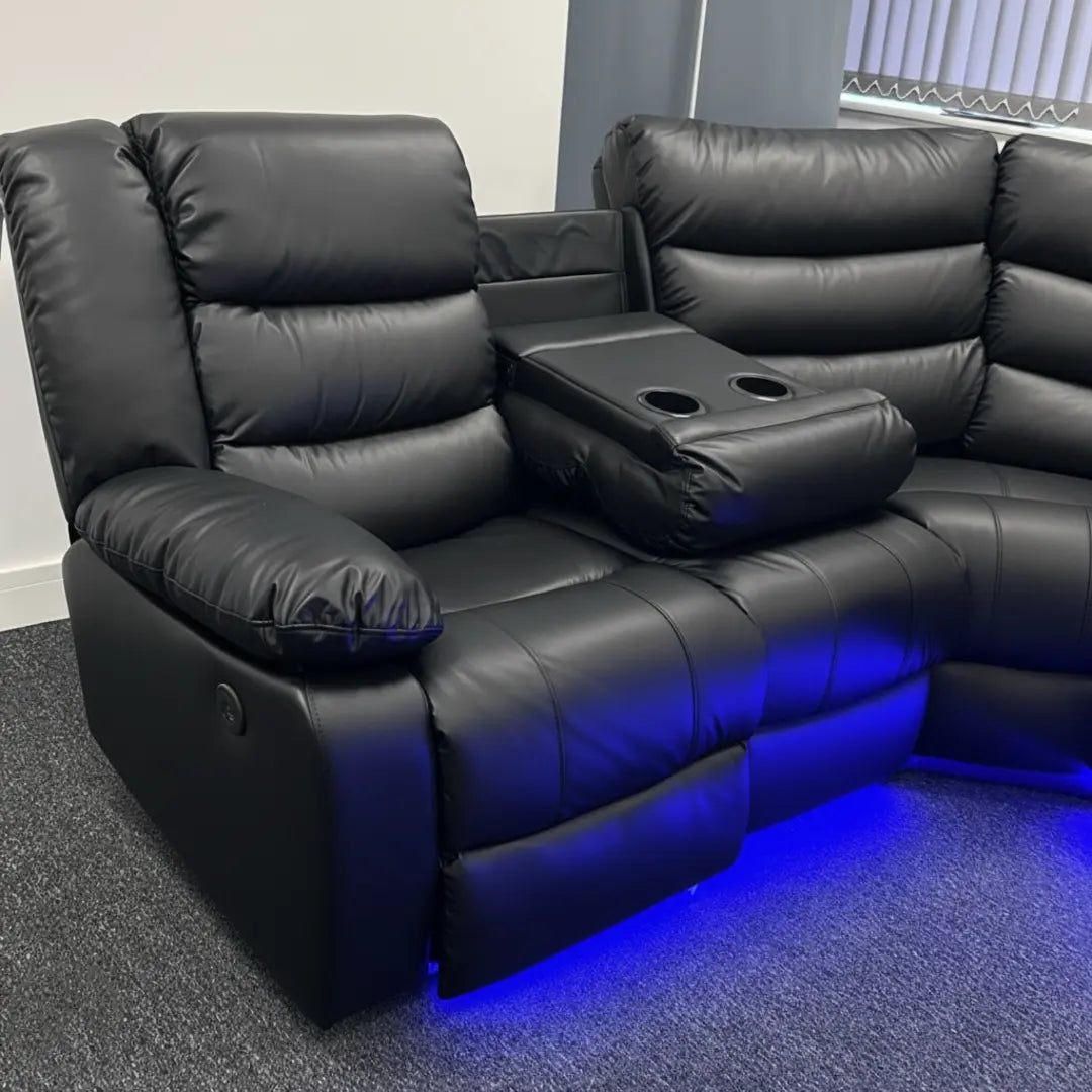 Leather Corner sofa (230cmx230cm)