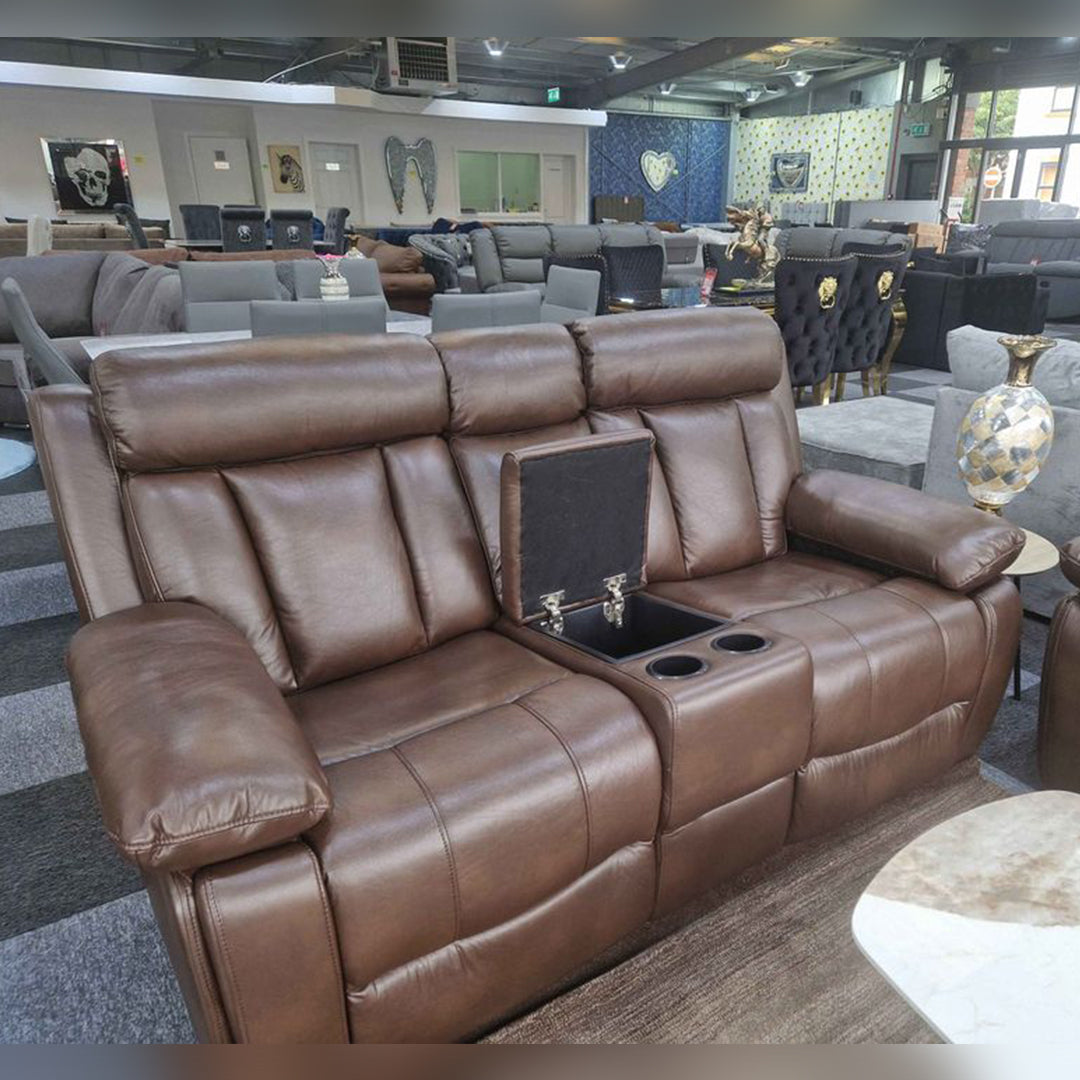 Vancouver Leather Recliner Sofa 3+2 Seater