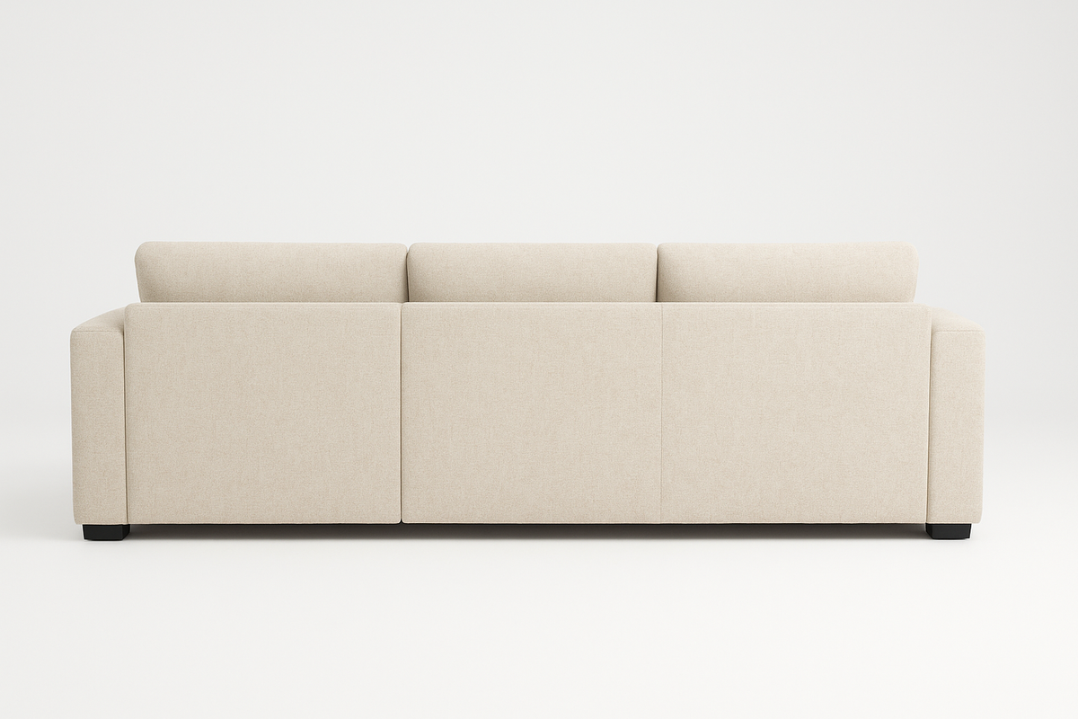 Cream L Shape Sofa UK – Kingston Corner Sofa for Modern Living Room
