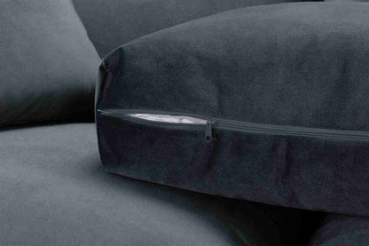 Slate Grey U Shape Sofa UK – Beatrix Luxury Velvet Corner Sofa for Modern Living Rooms