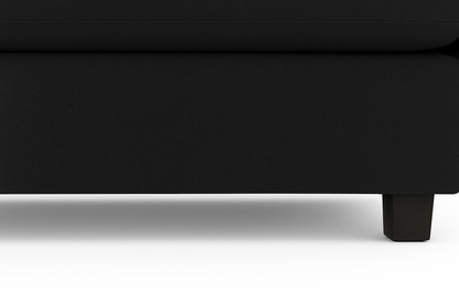 Luxury Black U Shape Sofa UK – Carnaby Large Cinema Corner Sofa