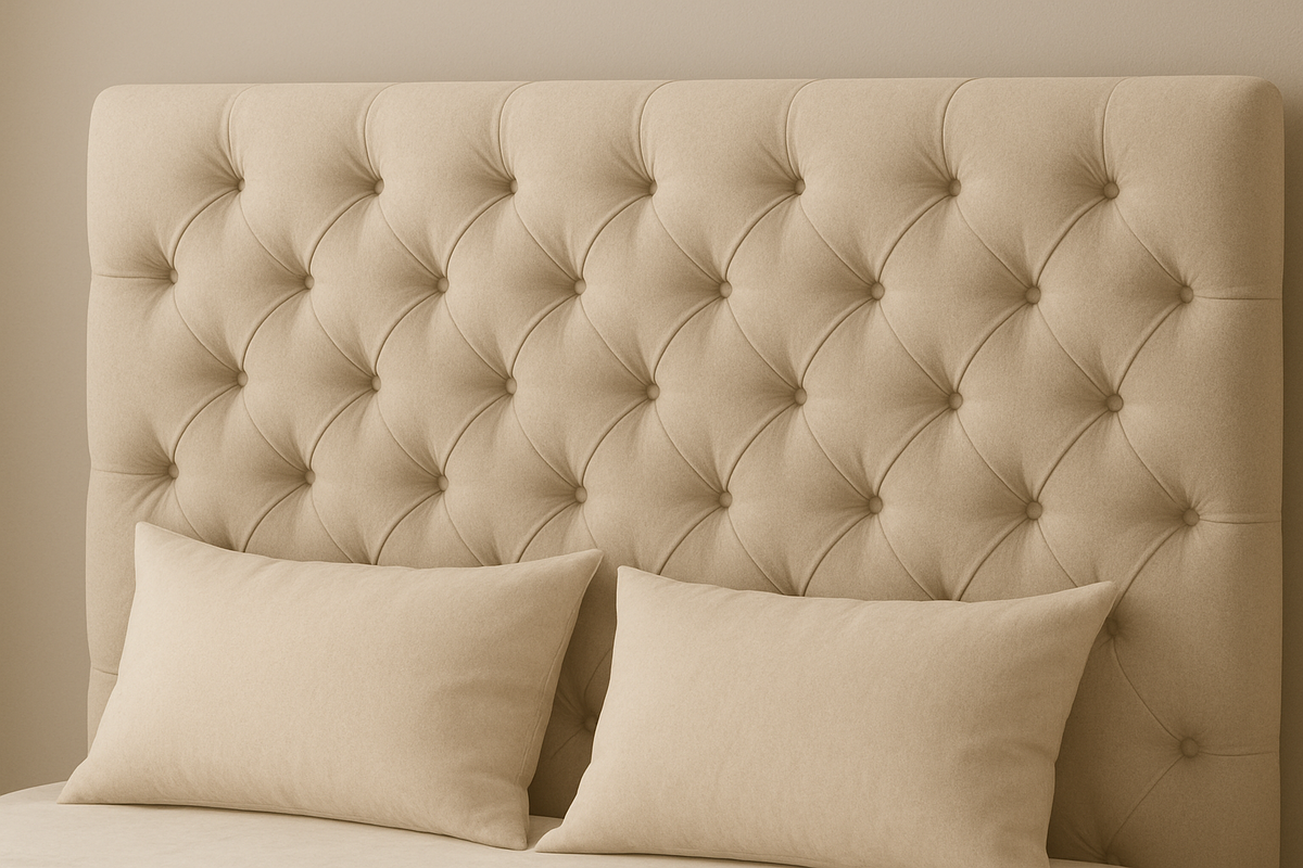 Luxury Chesterfield Upholstered Bed Frame with Tall Headboard | Handmade in the UK by PSCL Beds