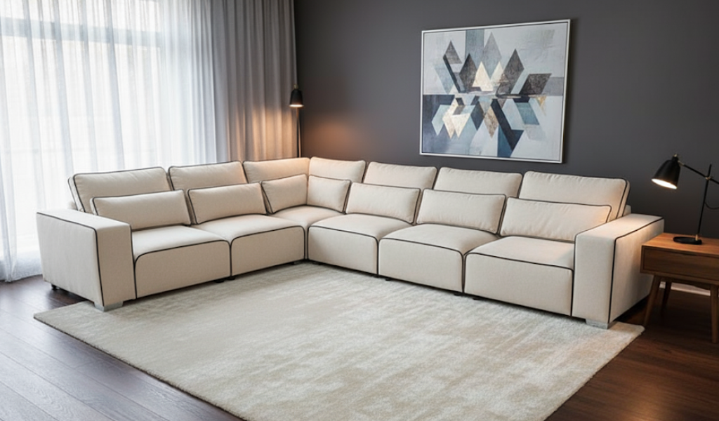 Sloane 7 Seater Sofa – Luxury Large Family Sofa for Modern Living Rooms