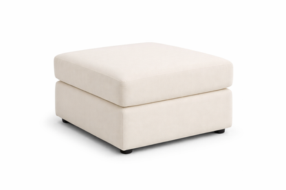 Dylon 3+2 Seater Sofa Set in Cream with Footstool – Luxury Fabric Living Room Suite