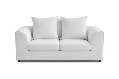 Dylon 3+2 Seater Sofa Set in Off-White with Footstool – Modern Luxury Fabric Living Room Suite