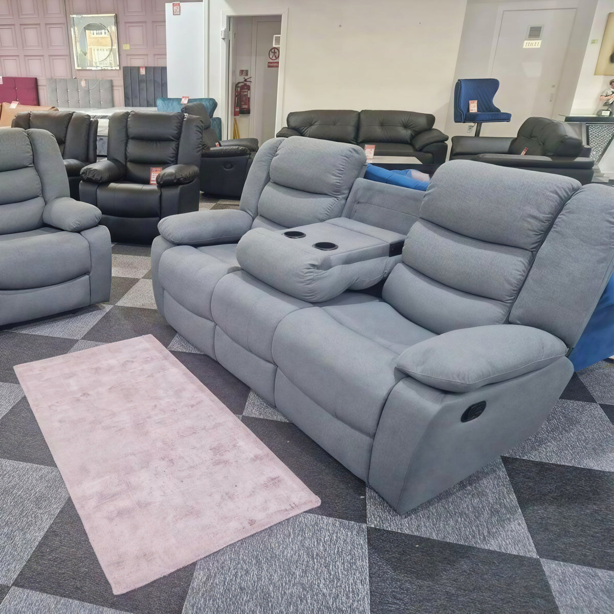 Luxury Fabric Recliner Sofa UK | Corner & 3+2 Sofa Sets