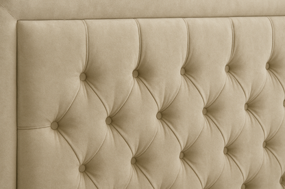 Luxury Chesterfield Upholstered Bed Frame | Plush Velvet Bed with Storage Options