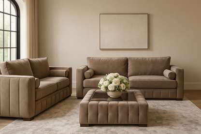 Luxury 3+2 Seater Velvet Sofa Set UK – Lilly Chesterfield Sofa Suite for Modern Living Room
