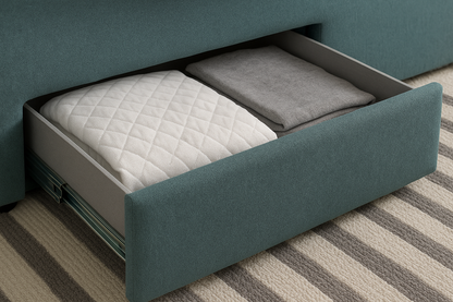 Sealy Divan Bed with Storage UK – Premium Mattress Included | Space Saving Bed