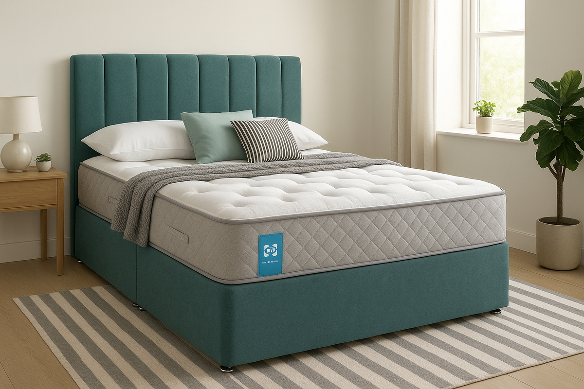 Sealy Divan Bed with Storage UK – Premium Mattress Included | Space Saving Bed