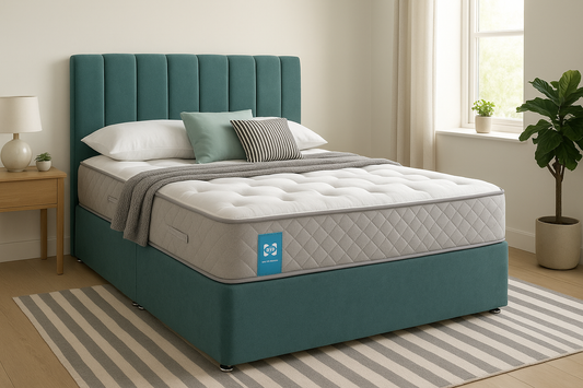 Sealy Divan Bed with Storage UK – Premium Mattress Included | Space Saving Bed
