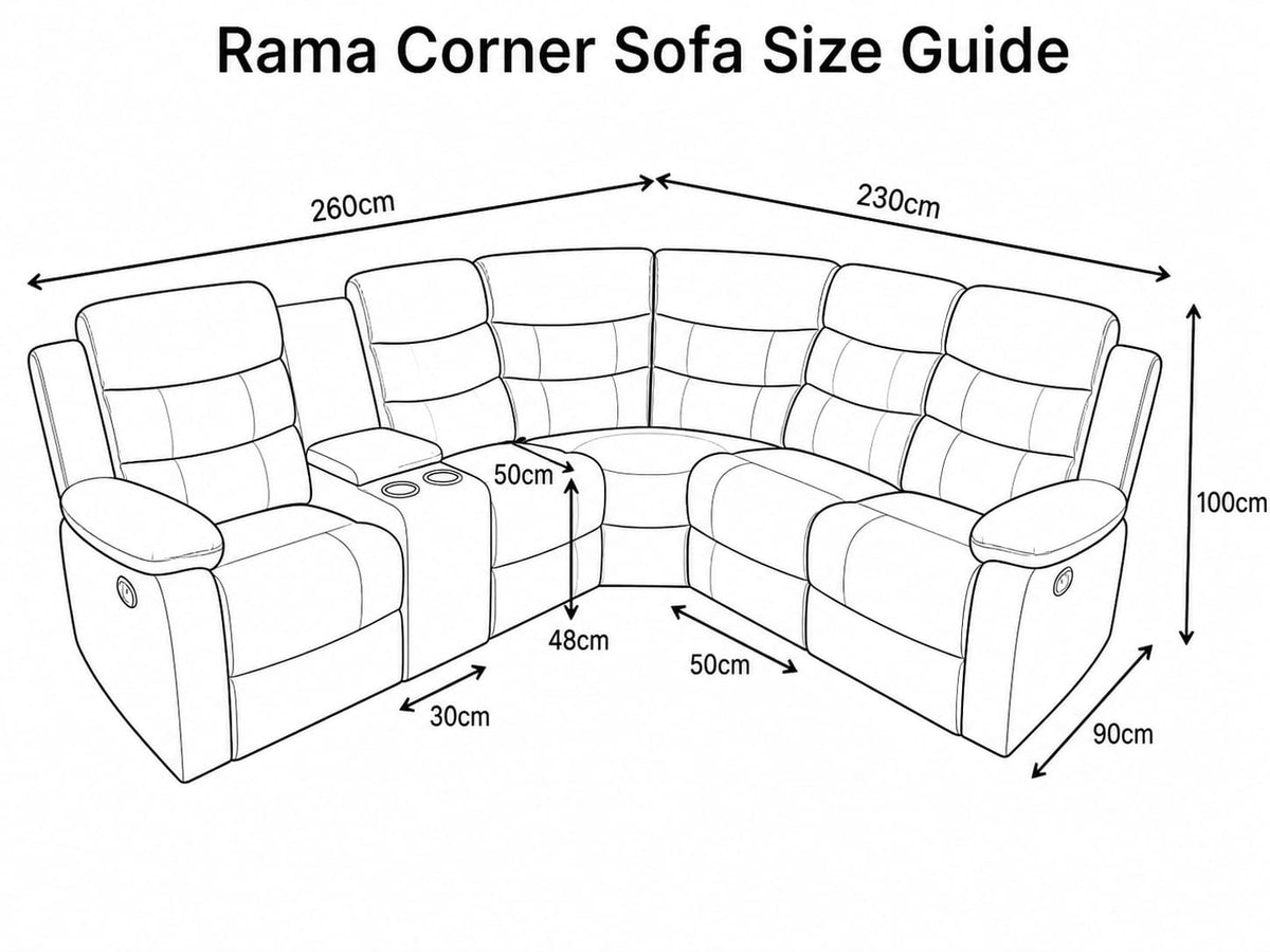 Luxury Recliner Sofa UK – 3+2, Corner & 5 Seater Options | Black, Grey & Brown | Cash on Delivery