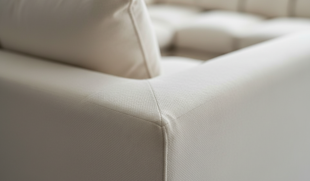 Dylon 5 Seater Corner Sofa – Cream Fabric Corner Couch for Modern Living Rooms