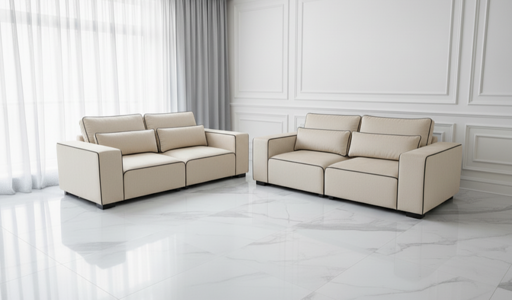 Sloane 3+2 Sofa Set – Modern Fabric Sofa Suite with Lasting Comfort