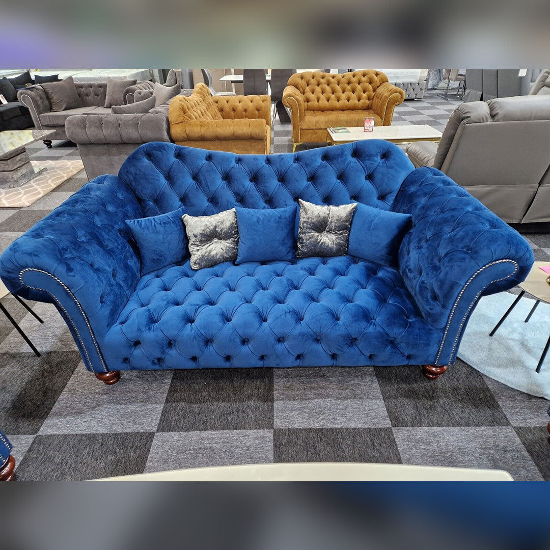 Elegance Chesterfield Sofa 3+2 BLUE () LTD
