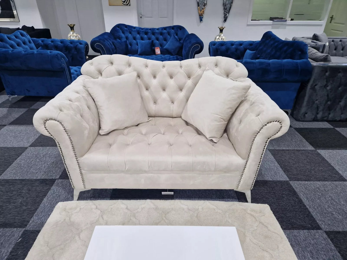 Elegance Chesterfield Sofa 3+2 Cream () LTD