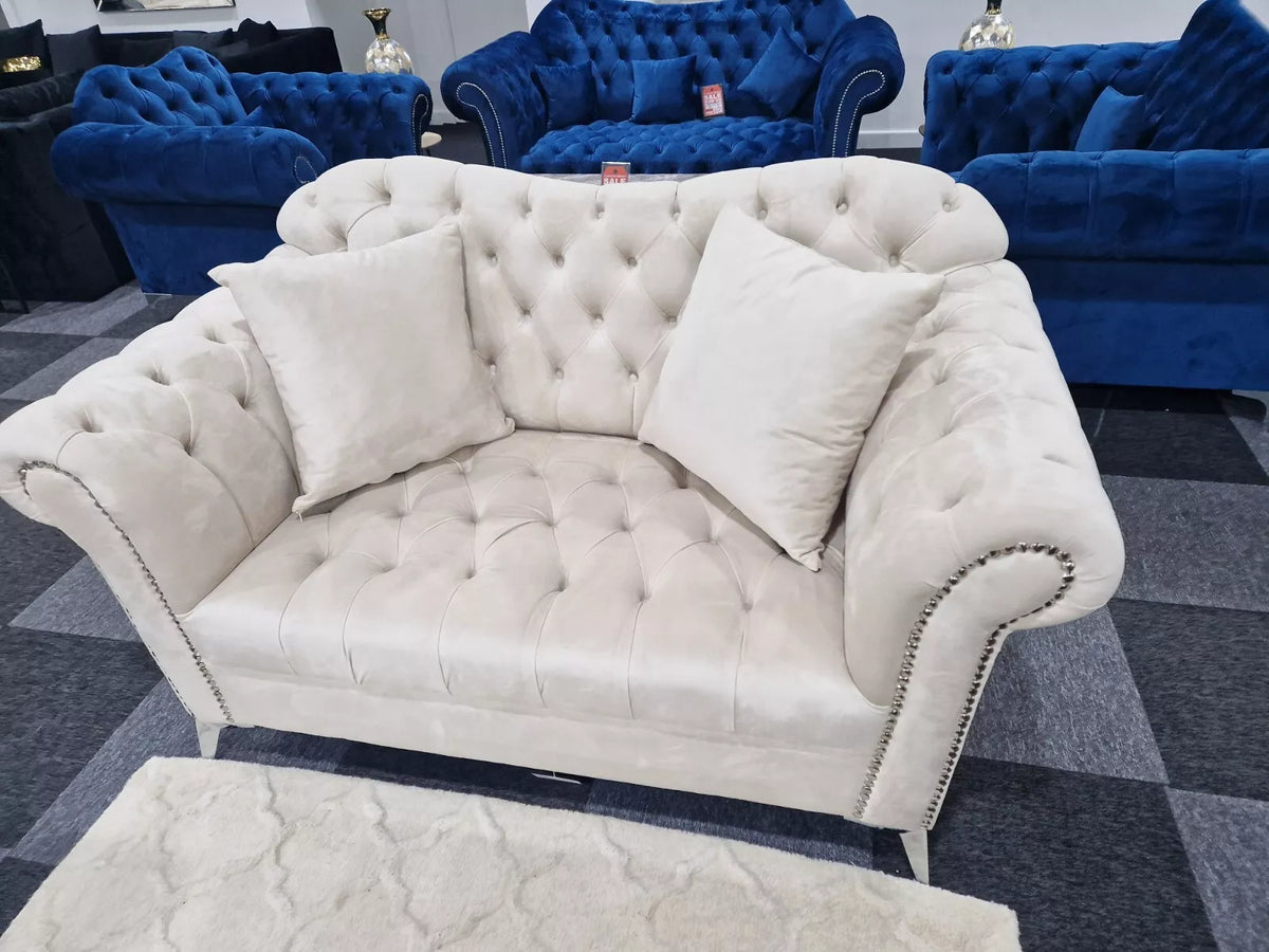Elegance Chesterfield Sofa 3+2 Cream () LTD