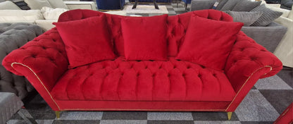 Elegance Chesterfield Sofa 3+2 Red () LTD