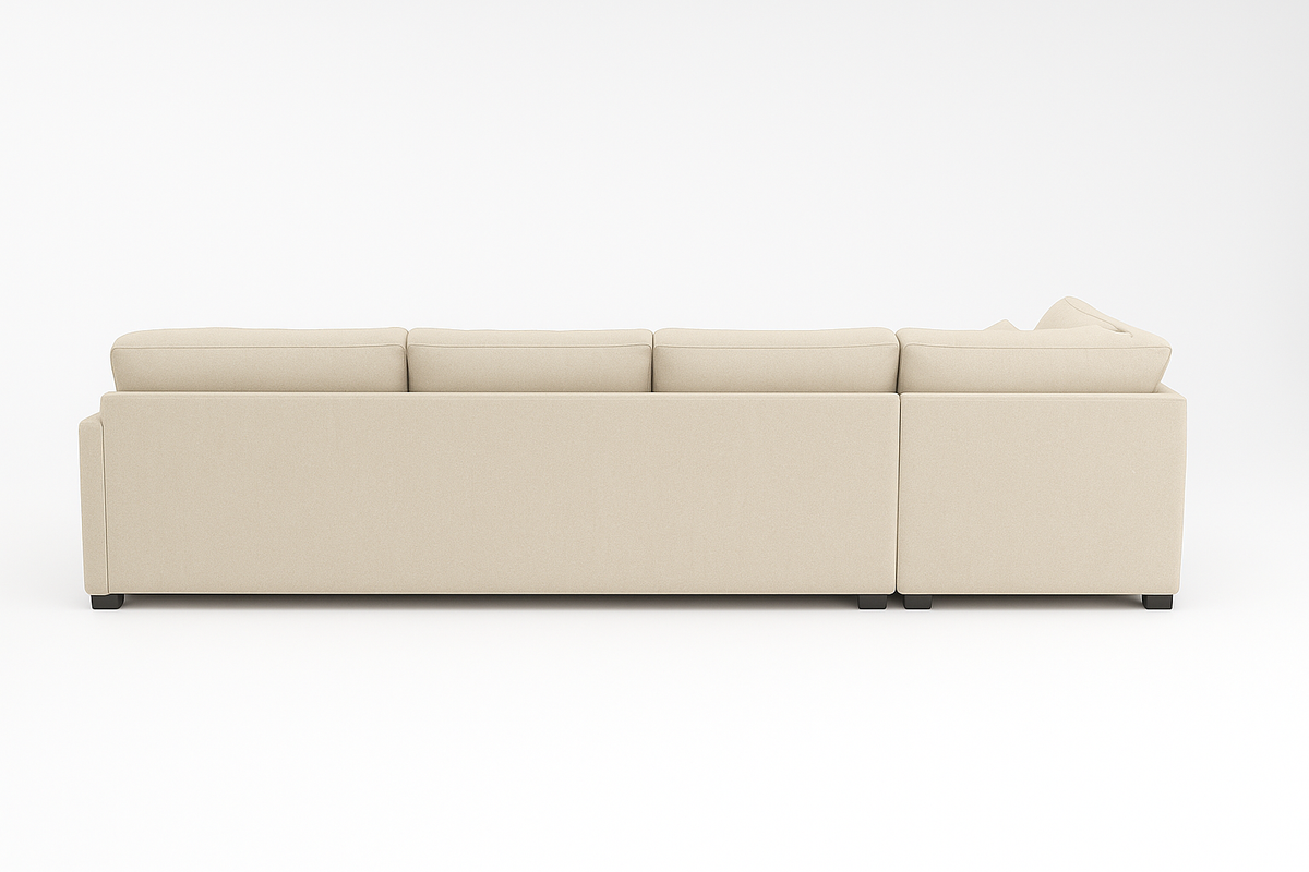 Cream L Shape Sofa UK – Kingston Corner Sofa for Modern Living Room