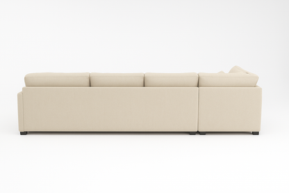 Cream L Shape Sofa UK – Kingston Corner Sofa for Modern Living Room