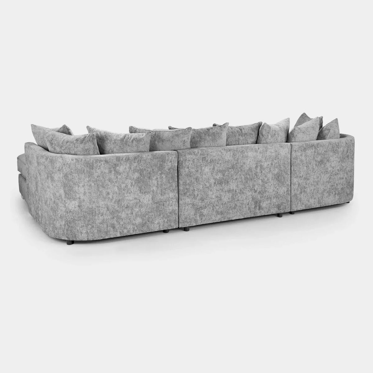 Bishop Platinum U-Shape Corner Sofa UK – Luxury Scatterback Fabric Sofa for Modern Living Rooms
