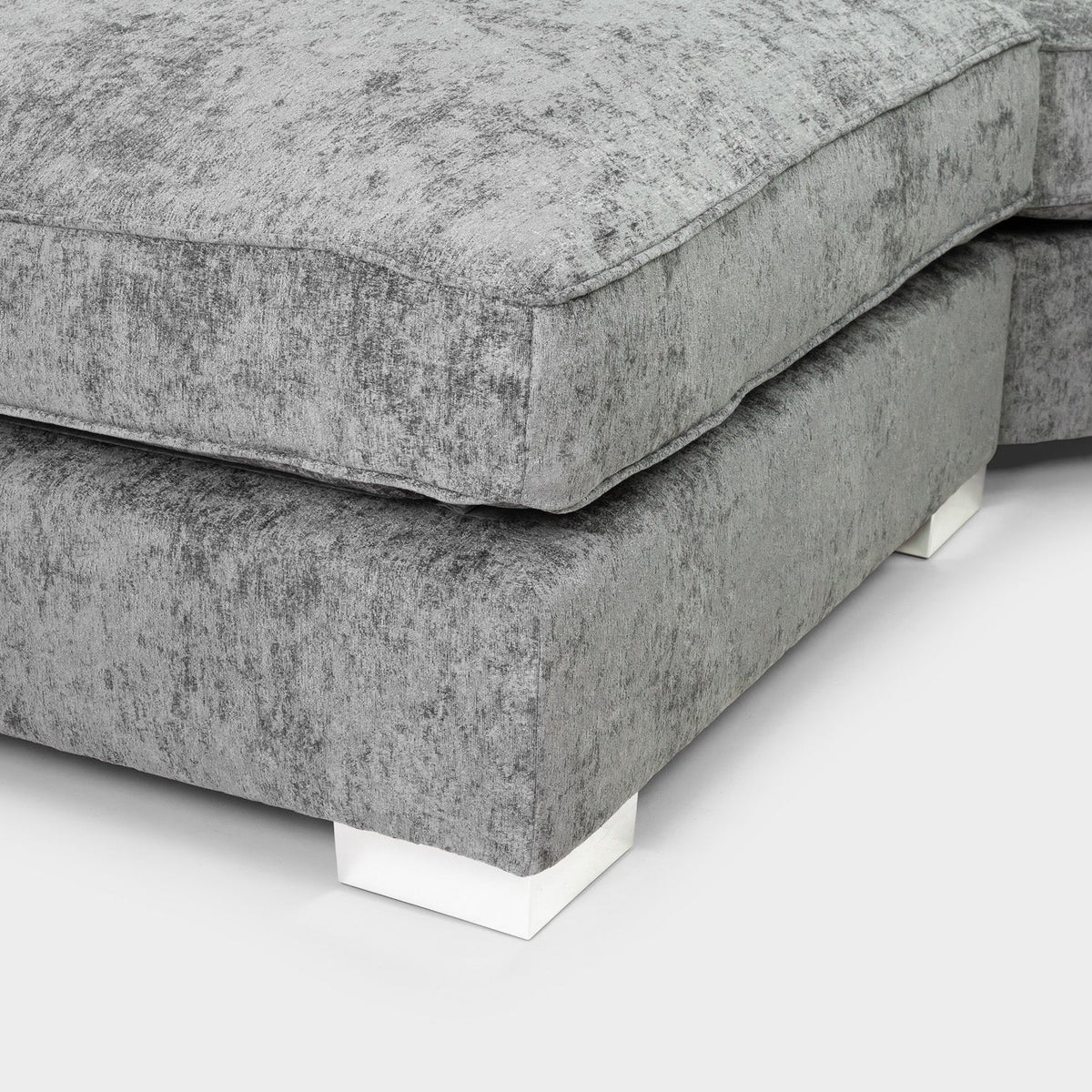 Bishop Platinum U-Shape Corner Sofa UK – Luxury Scatterback Fabric Sofa for Modern Living Rooms