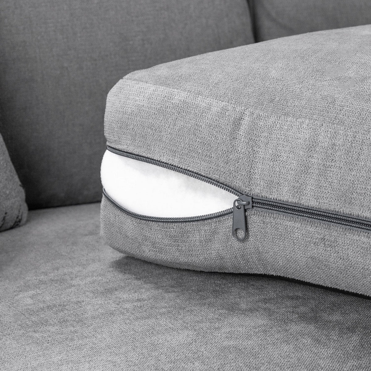 Verona Silver Armchair UK – Luxury Plush Fabric Accent Chair for Modern Living Rooms