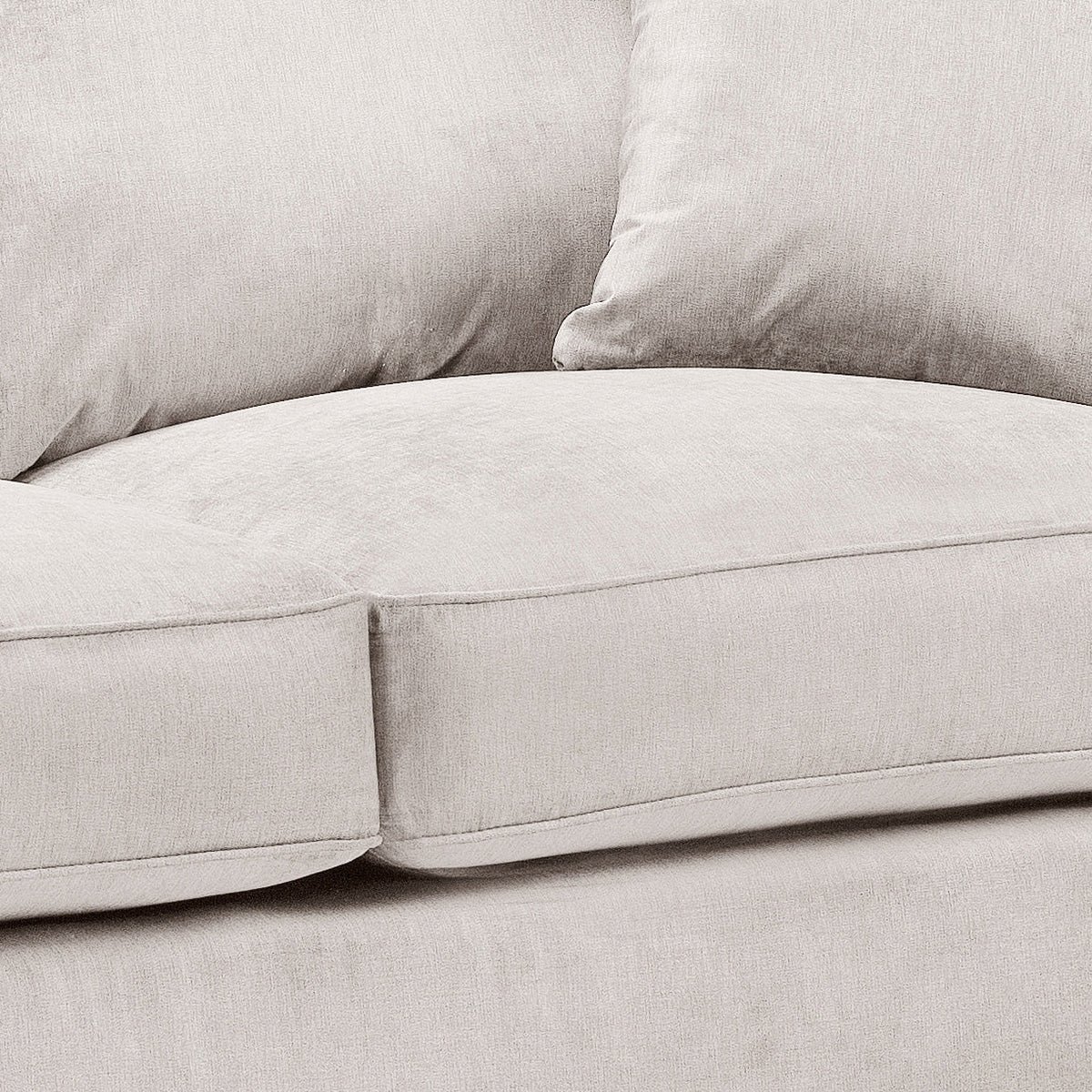 Verona Cream Corner Sofa – Luxury Chesterfield Fabric Corner Sofa UK