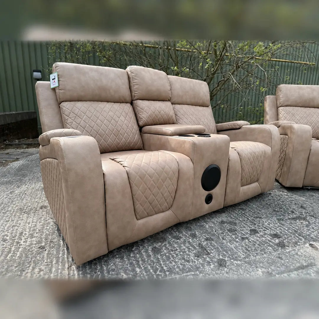 Florida Electric Leather Recliner Sofa Set (3+2 Seater)