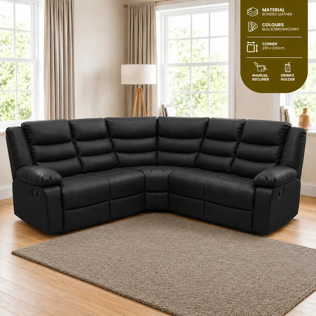 Leather Corner sofa (230cmx230cm)