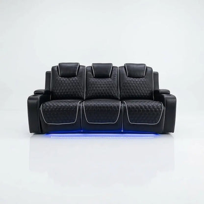 Malaga 3 + 2 (Music) Electrical Recliner Sofa Set ( Grey or Black)