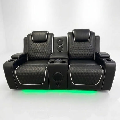 Malaga 3 + 2 (Music) Electrical Recliner Sofa Set ( Grey or Black)