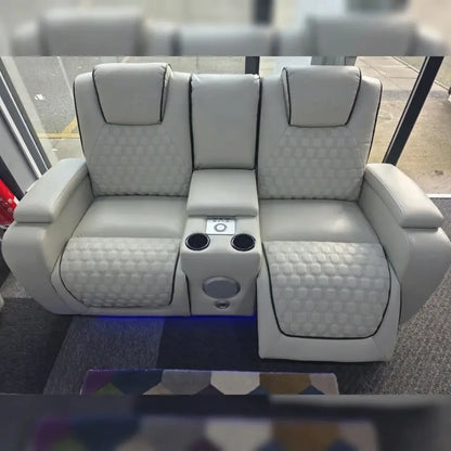 Malaga 3 + 2 (Music) Electrical Recliner Sofa Set ( Grey or Black)