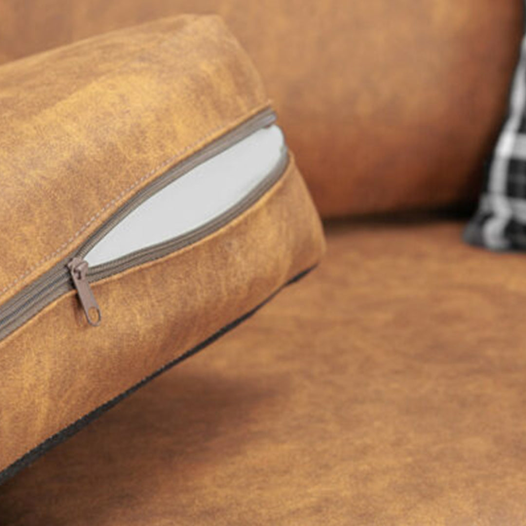 Oakland Leather Sofa 3+2 Seater Tan