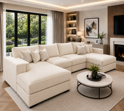 Luxury U-Shape Sofa – Premium Modular Corner Sofa with Deep Seating