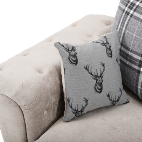 VERONA SCATTER BACK 2 SEATER SOFA MINK
