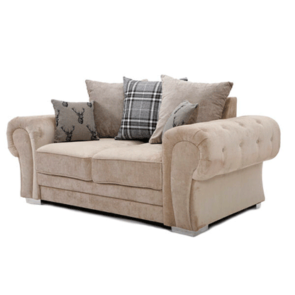 VERONA SCATTER BACK 2 SEATER SOFA MINK